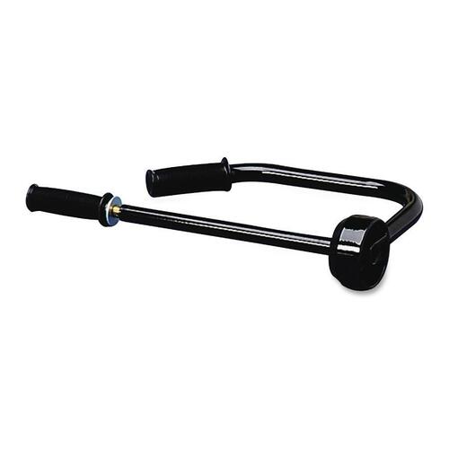 Stretch Wrap Film Dispenser, Handheld, Aluminum, Black