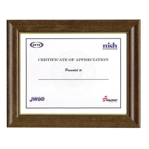 Picture Frame, 8"x10", 12/BX, Walnut Stain