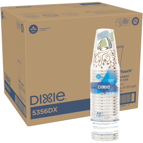 Perfect Touch Cups, Wise Size,16 oz, 500/CT, Multi