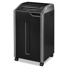 Cross Cut Shredder,24-26 Sht. Capacity, 22"x20"x37-1/4", BK
