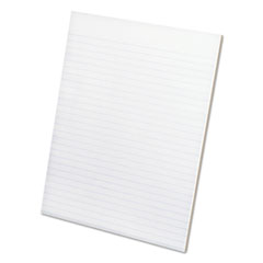 Glue Top Pad,Narrow Rule,50 Shts/Pad,8-1/2"x11",12/PK,White